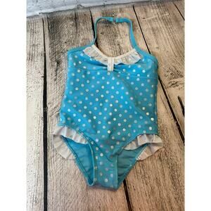 BABY BUNS SWIM WEAR Girl’s Retro Polka Dot Swimsuit / Size: 24 Months